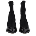 Jacquemus Damens Stiefeletten aus schwarzem Wildleder
