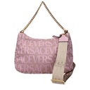 Versace Damens Handtaschen Stoff Beige/Blassrosa