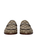 Gucci Men's Moccasins Fabric Beige/Ebony