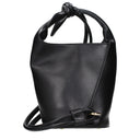 Jacquemus Le Petit Tourni Shoulder Bag Women Leather Black