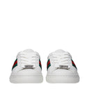 Męskie skórzane buty Gucci Ace w kolorze biało-zielonym