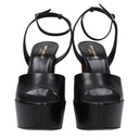 Sandalias Saint Laurent Jodie Mujers Cuero negro