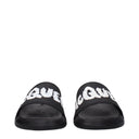 Alexander Mc Queen Women's Slip Ons And Clogs Rubber Black/White