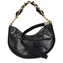 Balmain Shoulder Bags Women Black Leather