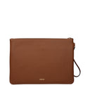 Versace Women's Brown/Nude Leather Clutch