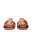 Bottega Veneta Lido Sandals Women's Pink/Peach Leather