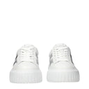 Hogan Sneakers H Stripes Women Leather White/Silver