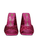 El Attico Devon Mujers Sandalias Fucsia Glitter
