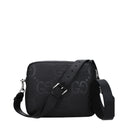 Gucci Men's Jumbo Crossbody Bag Black Leather