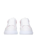 Alexander Mc Queen Baskets Larry Femme's Cuir blanc/rose