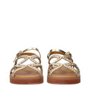 See By Chloé Women's Sandals Polyurethane Gold/Pale Gold