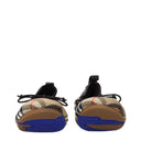 Burberry Women's Ballerina Shoes Beige/Black Fabric