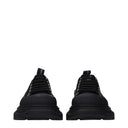 Alexander McQueen Damens Schwarze Stoff-Sneaker