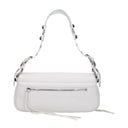 Balenciaga Le Cagole Women's Shoulder Bag White/Optic White Leather