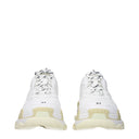 Balenciaga Triple S Sneakers Women's Fabric White