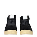 Jil Sander Herrens Turnschuhe aus schwarzem Wildleder