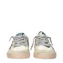 Golden Goose Sneakers Ball Star Men Fabric Beige/Green