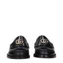 Damskie skórzane mokasyny Gucci Millennial w kolorze czarnym