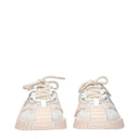 Dolce&Gabbana Women's Sneakers Fabric Grey/Pastel Pink
