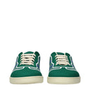Salvatore Ferragamo Dedalo Men's Sneakers Green Fabric