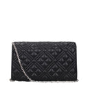 Love Moschino Women's Polyurethane Black/Silver Pochette