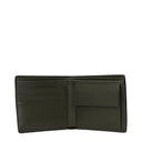 Versace Men's Wallet Green/Olive Leather