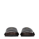 Miu Miu Women's Slides And Clogs Patent Leather Black