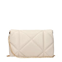 Love Moschino Women's Polyurethane Beige/Ivory Clutch