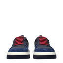 Salvatore Ferragamo Sneakers Cassina Men's Leather Blue/Navy Blue