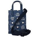 Mcm Handbag For Men Blue Fabric
