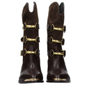 Isabel Marant Mexia Women's Ankle Boots Leather Brown/Chocolate