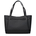 Michael Kors Reed Shoulder Bag For Women Black Fabric