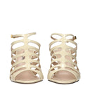 Tom Ford Women's Sandals Leather Beige/Ivory