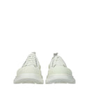Alexander Mc Queen Men's Sneakers White Fabric