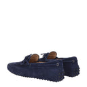 Tod's Men's Suede Moccasins Blue/Blue Galaxy