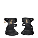 Versace Damens Sandalen aus schwarzem Leder