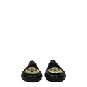 Damskie baletki Tory Burch Minnie w kolorze czarnym, skórzane