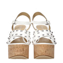 Michael Kors Selah Women's Sandals Eco Leather White/Optical White