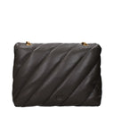 Pinko Love Women Shoulder Bags Leather Green/Mud
