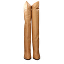 Jimmy Choo Maceo Women's Boots Leather Beige/Caramel