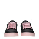 Dolce&Gabbana Sneakers Portofino Light Women Leather Black/Pink