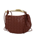 Bottega Veneta Women's Sardine Crossbody Bag Brown/Sapele Leather