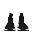 Balenciaga Women's Speed Sneakers Fabric Black/White
