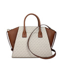 Michael Kors Avril Women's Handbag Fabric Beige/Luggage