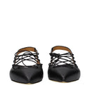 Moschino Women's Sandals Black Leather