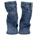 Loewe Toy Ankle Boots Women's Fabric Blue/Denim