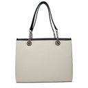 Balenciaga Women's Shoulder Bags Fabric Beige/Black