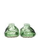 Bottega Veneta Women's Sandals Green/Pistachio Leather