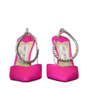 Jimmy Choo Saeda Women's Sandals Fuchsia Satin