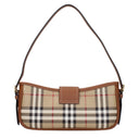 Burberry Women's Shoulder Bags Fabric Beige/Brown